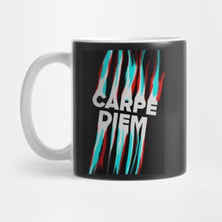 "CARPE DIEM" Inspirational Poster | Seize the Day with Confidence Mug